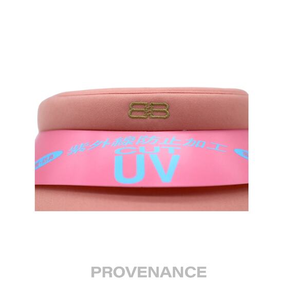 ? Balenciaga BB Logo Visor - Powder Pink